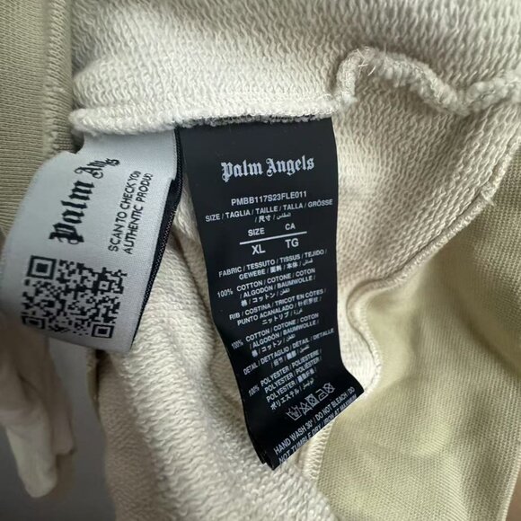 Palm Angels Palm Neon Hoodie 'Off White/Multicolor' - Picture 4 of 4